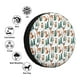 thumbnail image 4 of Fotbe Winter Woodland Friends Funda de Llanta de Repuesto con Estampado, Engrosada, Ajuste Universal para Jeep, Remolque, RV, SUV, Camión-14 inch, 4 of 6