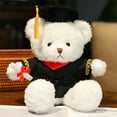 thumbnail image 6 of 14 Inch Doctor Graduation Bear Plush - Blue Doctorate Degree Stuffed Animal, Academic Achievement Gift for Graduates & Students Red, 6 of 9