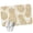 Beige, Tan, White, variant on Bathroom Runner Rug, Pink Pineapple Absorbent Non Slip Washable Rug, Summer Botanical Tropical Fruits Low Profile Long Kitchen Rugs for Bedside, Hallway, Laundry, 16x47 In