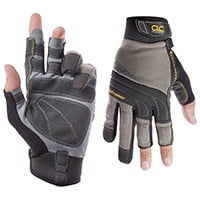 CLC 140M High-Dexterity Work Gloves, M, Hook-and-Loop Cuff, Stretch-Fit Thumb, Synthetic