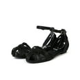 thumbnail image 5 of Nature Breeze Istanbul New Women Leatherette Strappy Ankle Strap Flat Sandal, 5 of 5