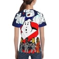 thumbnail image 5 of Ghostbusters Stay Puft Youth Unisex T-Shirt Crewneck Short Sleeve Double-Sided Print Tee Shirts Top For Boys Girls Kid Teen Small, 5 of 6