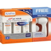 AcneFree 24-Hour Acne Clearing System with Advanced Cleansing Brush