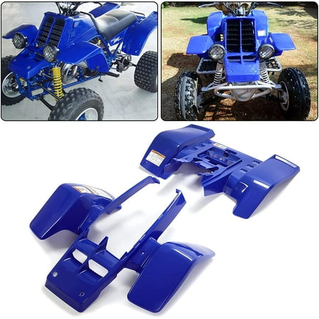 Kojem Blue Front and Rear Fenders Plastic Body Compatible with 1987-2006 Yamaha Banshee 350 (YFZ350)