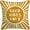 Z6 Good Vibes Only, variant on Jordan Manufacturing 16" x 16" Find Me on the Patio Natural Novelty and Multicolor Medallion Reversible Square Outdoor Throw Pillow with Welt