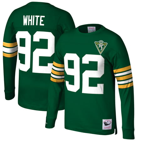 Reggie White Green Bay Packers Mitchell & Ness Retired Player Name & Number Long Sleeve Top -