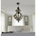 thumbnail image 3 of Benzara BM147075 Lustre Perth Maison en Bois&44; Blanc, 3 of 3