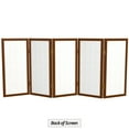 thumbnail image 7 of Red Lantern 2 ft. Short Desktop Window Pane Shoji Screen - Walnut - 5 Panels, 7 of 7