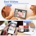 thumbnail image 3 of 10.1 inch Digital Picture Frame, 32GB IPS Smart Digital Photo Frame with Wifi and App, Auto-Rotate, Father's Day Gift, 3 of 10