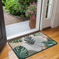 thumbnail image 2 of Green Boho Plant Pattern Door Rugs,Washable Non Slip Door Mats Indoor,Decorative Door Mats,Entry Mat Indoor for Entrance,Bedroom,Kitchen,Bathroom,30"x17", 2 of 6