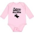 thumbnail image 3 of Inktastic Future Bull Rider Rodeo Riding Boys Long Sleeve Baby Bodysuit, 3 of 5