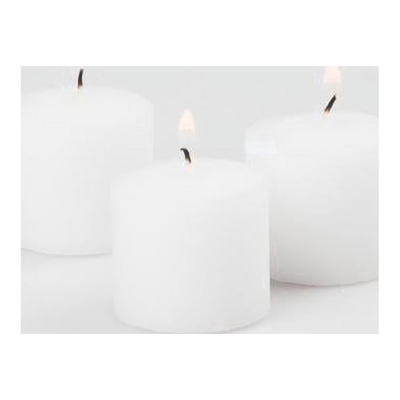 Richland Votive Candles Unscented White 10 Hour Set of 72
