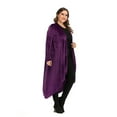 thumbnail image 6 of FANNYC Plus Size Women Long Cardigan Sweater Long Sleeve Open Front Draped Lightweight Cardigan Knitted Coat Tops Irregular Hem Casual Outerwear Jacket,XL-5XL, 6 of 7