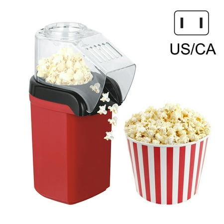 

1200W Hot Air Popper Popcorn Maker with Protaction Cover and Measuring Cup Electric Machine Kitchen Supplies US Plug