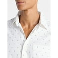thumbnail image 5 of Free Assembly Men's Button Front Poplin Oxford Shirt with Long Sleeves, Sizes XS-3XL, 5 of 6