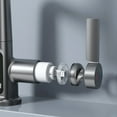 thumbnail image 4 of kurtrusly LED Temperature Display Sink Faucet Liftable And Easy Installation Liftable And 360° Rotation Gray, 4 of 6