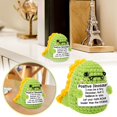 thumbnail image 1 of Handmade Knitted Positive Energy Dinosaur Fruit Ornament Toy Small, 1 of 6