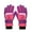 Purple, variant on NAISIBABY Boys Girls Winter Gloves, Color Block Waterproof Windproof Thickened Kids Snow Ski Outdoor Sports Gloves Hot Pink Free Size