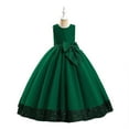 thumbnail image 4 of Zanarzt Toddler Girls Dresses for Wedding Flower Girls Spaghetti Strap Tulle Dress Long A Line Wedding Pageant Dresses Princess Birthday Party Ball Gown Dark Green,4-5 Years, 4 of 9
