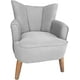 thumbnail image 3 of Sillon Individual Abanico Retro Vintage DAREKA WOOD Madera y Tela 100% Artesanal, 3 of 6