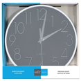 thumbnail image 2 of Hauz - Round Wall Clock, 9" Diameter, Quartz Precision, Gray, 2 of 2