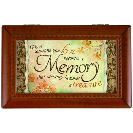 Music Treasure Box - Carson Home Accents 'Memory Treasure' Synthetic Wood Music Box