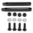 thumbnail image 1 of Metal RC Car Roof Fixing Rail, Prevent Deformation Wearable RC Roof Rails High Strength Lightweight Upgrade Part Aluminum Alloy  For 1/7 RC Vehicle Black, 1 of 8