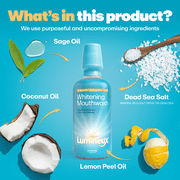 Lumineux Whitening Mouthwash, Refreshing & Clinically Proven, 16 fl. Oz.