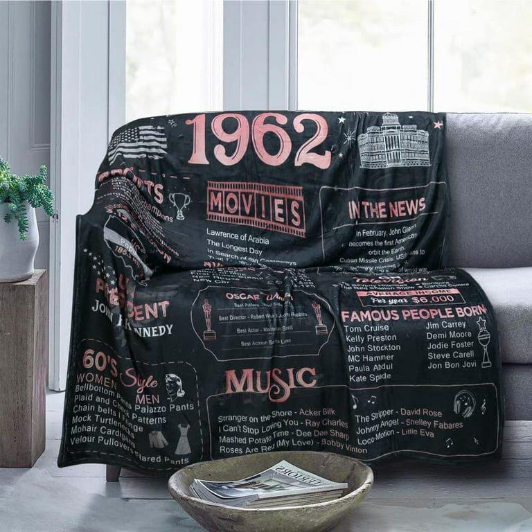  KOBALO Motivating Blanket Birthday Presents to Born in 1984 Son  Brother Uncle Papa Pappy Men Family Friends 39 Years Old Souvenir  Decorating for Throws Blankets for Sofa Bedroom : Home & Kitchen