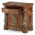 thumbnail image 4 of Michael Amini Villa Valencia Wood Bedside Chest - Classic Chestnut, 4 of 9