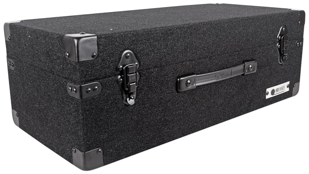Odyssey CLP200P Carpeted Pro DJ Vinyl Record Case+CLP200P 45 RPM Record Case