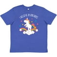 thumbnail image 3 of Inktastic Believe in Unicorns Youth T-Shirt, 3 of 5