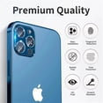thumbnail image 2 of Protectores de vidrio para cámara trasera 3D HD para iPhone 13 11 12 Pro Max 13Mini película protectora de vidrio para lente en IPhone 14 13 PRO MAX XS XR, 2 of 3