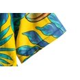 thumbnail image 3 of Camisas Hombre Vestir Ropa Blouse Short T camisa camisa impresa camisa de algodón Mens hawaiano Casual Men's blusa (Yellow, XL), 3 of 6