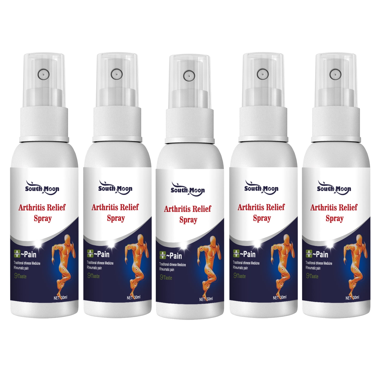 Smrinog 5 Pack Arthritis Pain Relief Herbal Spray,Muscle Pain Relief