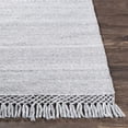 thumbnail image 2 of Hauteloom Walcha Recycled Material Living Room, Bedroom Area Rug - Contemporary - Light Gray, Slate Blue - 2' x 3', 2 of 10