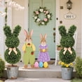 thumbnail image 3 of Artificial Bunny-Shaped Topiary Tree, 35 Inch Outdoor Faux Boxwood Topiary Plant, Fake Rabbit Bushes UV-Resistant Trees for Indoor Front Porch Garden Patio Decor (2 Pack), 3 of 21