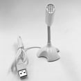 thumbnail image 4 of maskred Support Universel Mini Microphone USB de Bureau pour PC Ordinateur Portable Blanc, 4 of 6