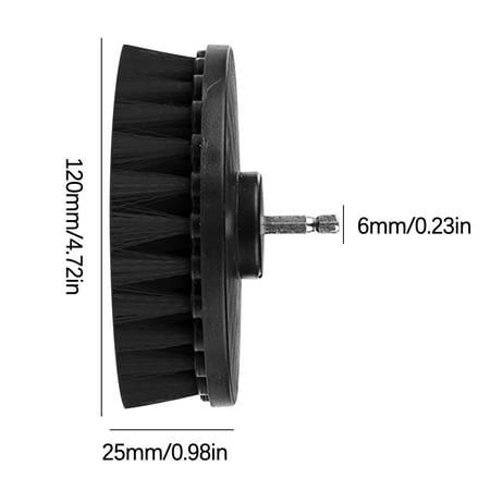

OAVQHLG3B Drill Brush Attachment All Purpose Power Clean Scrubber Brush for Bathroom Kitchen Grout Tub Tile Corners Auto