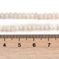 thumbnail image 5 of Natural White Jade Beads Strands PapayaWhip 4~4.5x3mm Hole: 1mm about 112~121pcs/strand 13.54''~13.98''(34.4~35.5cm), 5 of 5
