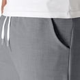 thumbnail image 4 of LEKWK Linen Shorts for Men Lightweight Soft Breathable Summer Shorts Elastic Waist Drawstring Casual Bottoms with Pockets Fashion Beach Vacation Outfits, 4 of 9