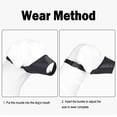 thumbnail image 3 of muzzle,Cover Bite Misuse Mouth Bite Bite Waterproof Stop Muzzle Medium Bite Misuse Adjustable Muzzle Barker Breathable Stop Barker Bite Mouth Cover Breathable Adjustable ， Breathable, 3 of 5