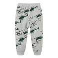 thumbnail image 2 of 2-7T Toddler Kids Little Boys Casual Drawstring Sweatpants Jogger Pants, 2 of 8