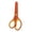Orange, variant on 1Pc 5.75" Scissors with Ruler Blade and Protective Sheath, Blunt Tip Safety Scissors for Classroom Arts Crafts, Ocean Blue