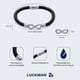 thumbnail image 5 of Pulsera Hombre de Infinito LUCKMAN, Piel Vegana y Acero Inoxidable, Modelo Owen plateado UNITALLA, 5 of 6