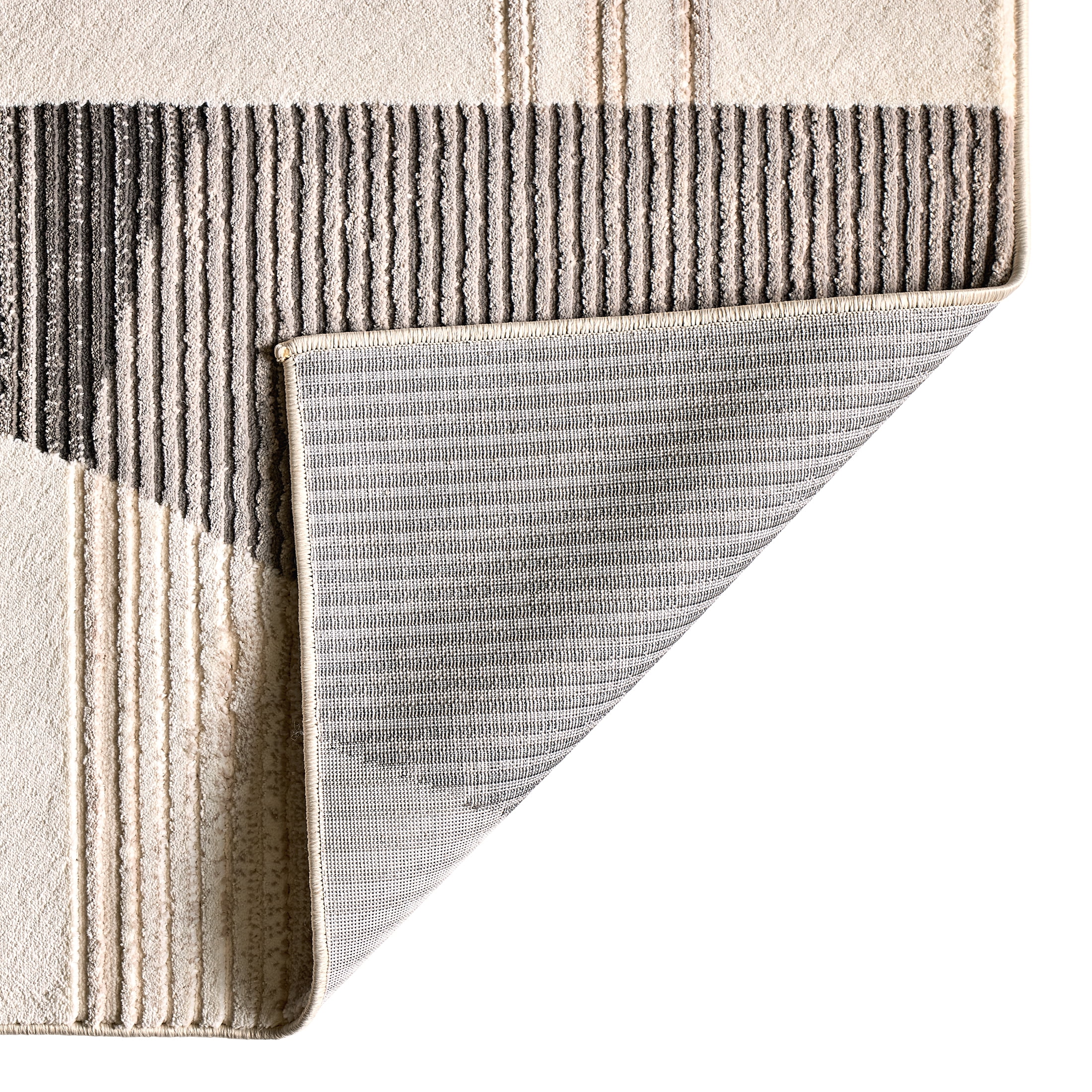 Better Homes & Gardens Gray Modern Shapes Abstract Indoor Area Rug, 5 ft x 7 ft