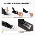 thumbnail image 5 of MelodySusie Nail Clippers, Adjustable Stainless Steel Trimmer for Fake Nail Tips and Acrylic Nails, Black, 5 of 8