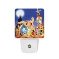 thumbnail image 1 of Astérix y Obélix: El Gran Combate Luz nocturna LED con sensor de anochecer a amanecer para dormitorio, baño, pasillo, escaleras - Lámpara LED nocturna de enchufe, 0.5W - 1 pieza, 1 of 6