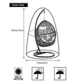 thumbnail image 2 of Patio Hanging Chair Cover Outdoor Pod Swing Seat Cover Dust Waterproof Cover Chair Protector, 2 of 5