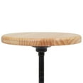 thumbnail image 4 of 19" - 25" Height Adjustable Swivel Stool, Wooden Seat and Black Frame, 4 of 6